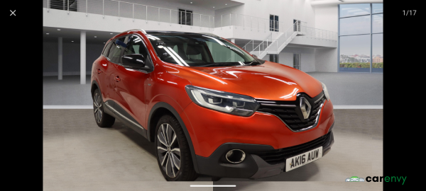 Renault Kadjar 1.5 dCi Signature Nav SUV 5dr Diesel Manual Euro 6 (s/s) (110 ps)